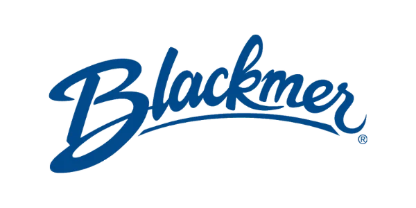 Blue cursive text logo that reads 