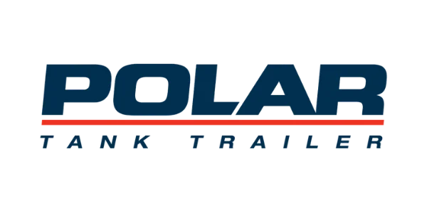 Logo for Polar Tank Trailer, a leader in Fuel System Installation & Repair in Minnesota, featuring “POLAR” in large blue letters above a red line, with “TANK TRAILER” in smaller blue letters underneath.